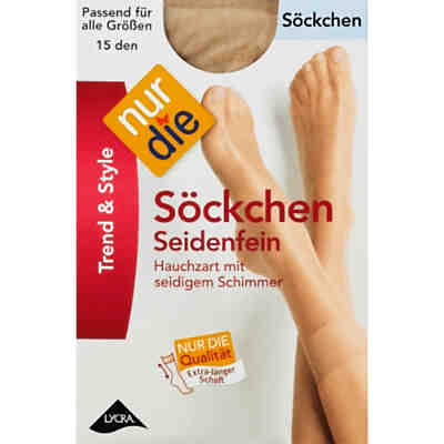 Füßlinge Seidenfein 15 DEN Socken