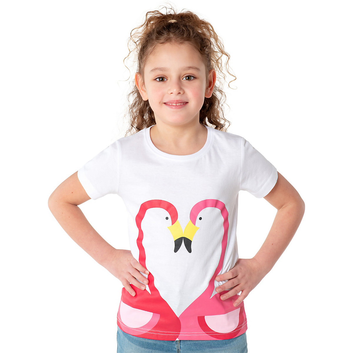 Blue Seven T-Shirt Regular fit für Mädchen Flamingos von Blue Seven weiß