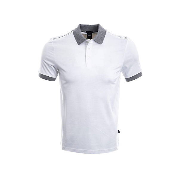 Bekleidung Poloshirts HUGO Poloshirt kurzarm weiß Bekleidung Poloshirts HUGO Poloshirt kurzarm weiß