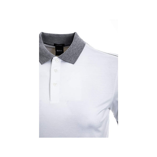 Bekleidung Poloshirts HUGO Poloshirt kurzarm weiß