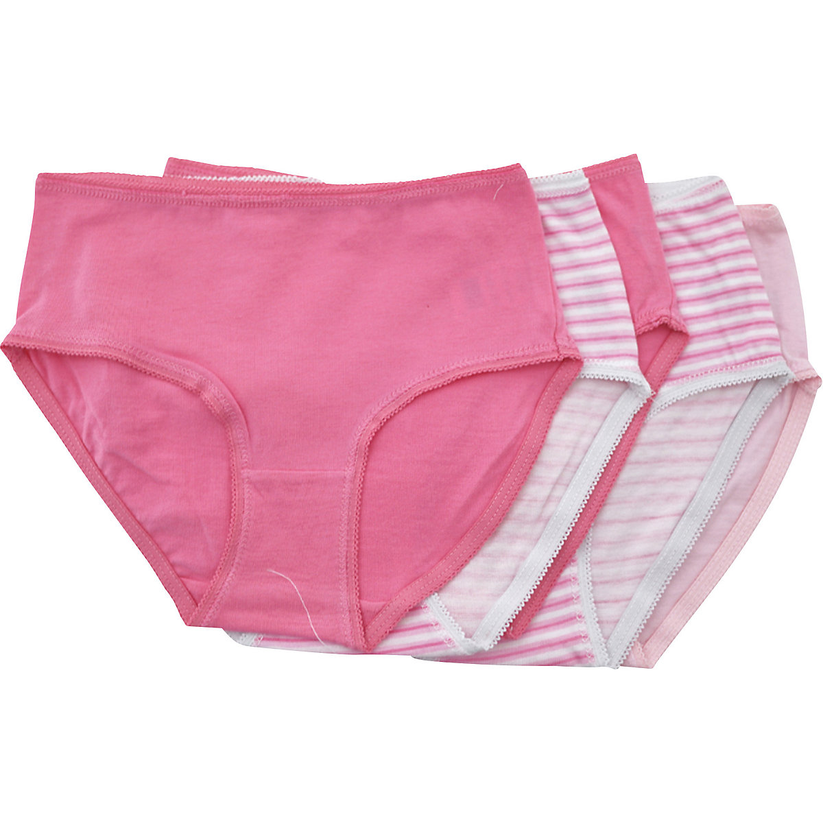 North Department Bio Mädchen-Slip 5er-Pack Baumwolle Single-Jersey pink