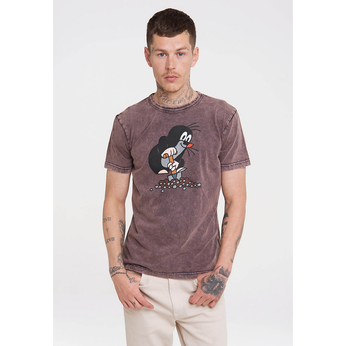 Logoshirt® Logoshirt T-Shirt violett
