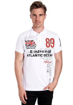 RUSTY NEAL Poloshirt weiß