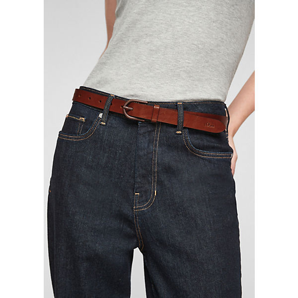 Accessoires Ledergürtel s.Oliver Gürtel aus Echtleder Ledergürtel braun Accessoires Ledergürtel s.Oliver Gürtel aus Echtleder Ledergürtel braun