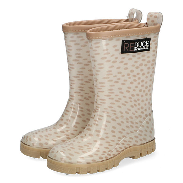 Schuhe Ankle Boots BRAQEEZ Rain Boots Reduce by Braqeez - 121960 Ankle Boots beige