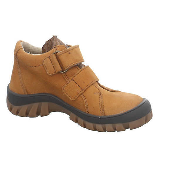 Schuhe Klassische Halbschuhe Däumling Klettschuh Glattleder uni Halbschuhe cognac Schuhe Klassische Halbschuhe Däumling Klettschuh Glattleder uni Halbschuhe cognac