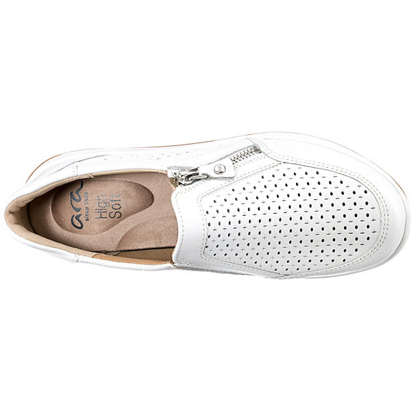Schuhe Klassische Slipper ara Sapporo Klassische Slipper weiß Schuhe Klassische Slipper ara Sapporo Klassische Slipper weiß