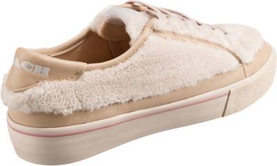 COACH Citysole Platform Shearling Sneakers Low creme