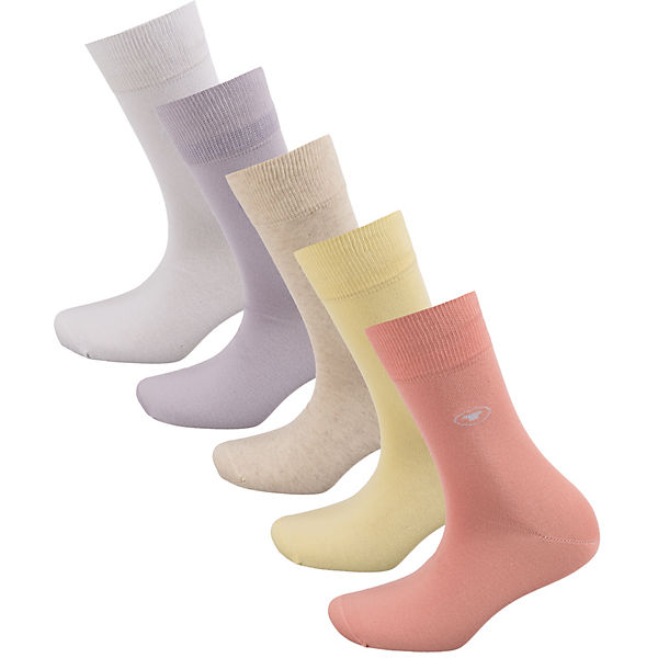 5er Pack Tom Tailor Women Socks Basic Uni Colored, Organic Cotton, 5er Socken
