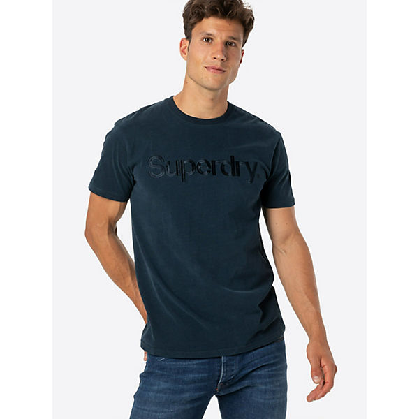 Bekleidung T-Shirts Superdry shirt T-Shirts blau Bekleidung T-Shirts Superdry shirt T-Shirts blau