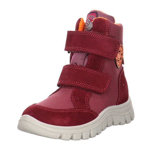 Mädchen Stiefel Schuhe Geminae Boots Kinderschuhe Logoschriftzug Leder-/Textilkombination uni Stiefel