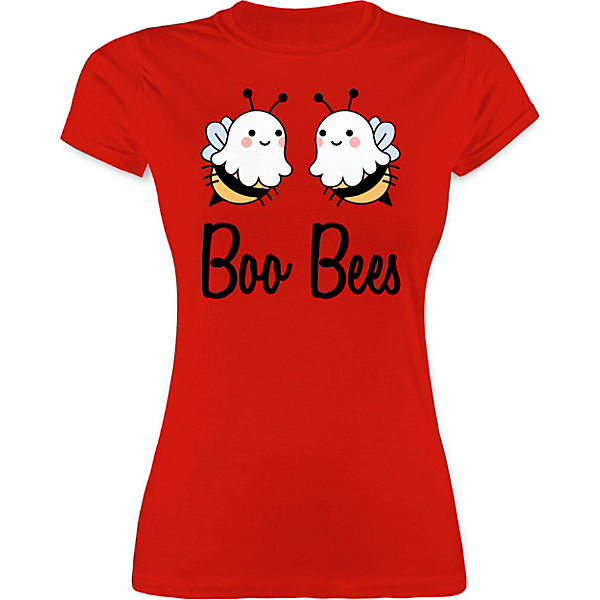 Halloween Kostüm Outfit - Damen T-Shirt - Boo Bees - schwarz - T-Shirts