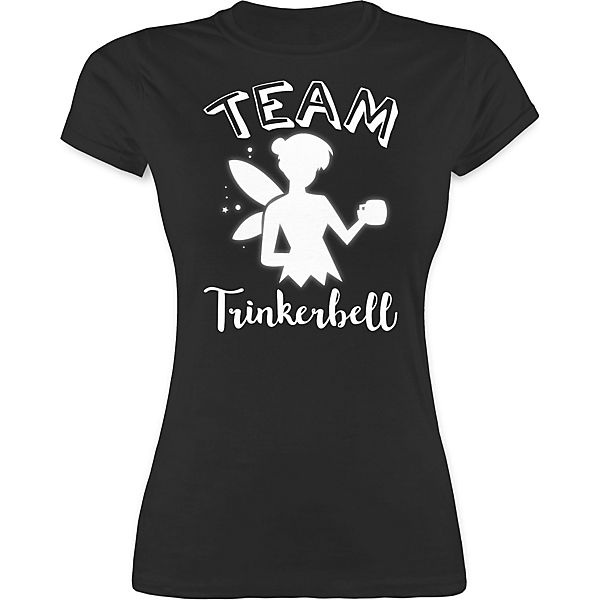 JGA Junggesellenabschied Frauen - Damen T-Shirt - Team Trinkerbell Mädelsabend - T-Shirts