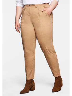 sheego Hose Stoffhosen sand
