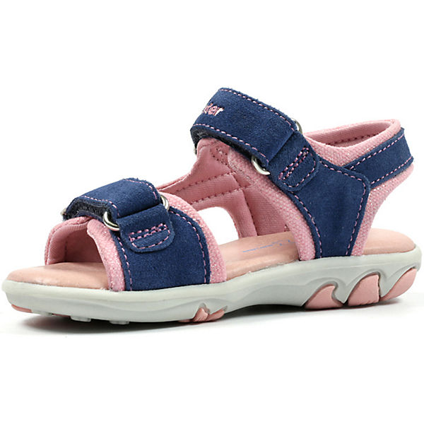 Schuhe Klassische Sandalen RICHTER Sandalen DORA für Mädchen hellblau/rosa