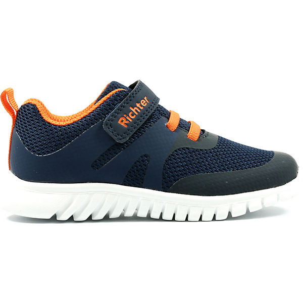 Schuhe Sneakers Low RICHTER Sneakers Low WALLABY für Jungen blau/orange
