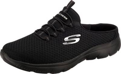 SKECHERS Summits Swift Step Komfort-Pantoletten schwarz