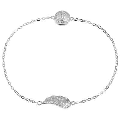 Adelia´s Armband Flügel aus 925 Silber mit Zirkonia Armbänder