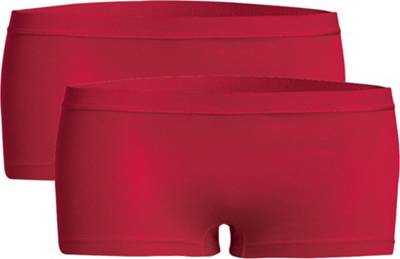 Con-ta Pants 2er-Pack Baumwolle Feinripp rot