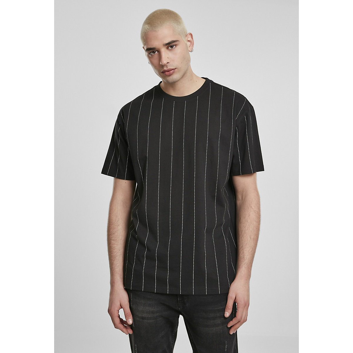 Urban Classics Shirt schwarz/weiß YN6828