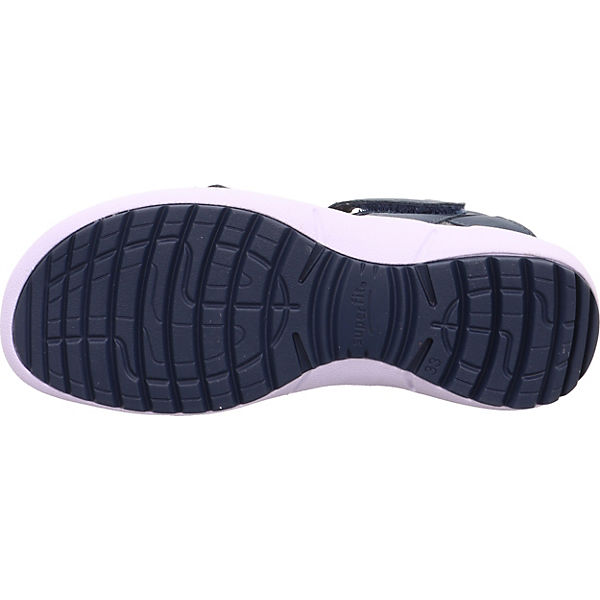 Schuhe Klassische Sandalen superfit Sandalen RAINBOW WMS Weite M4 für Mädchen blau