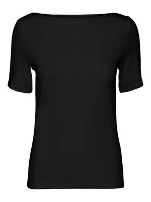 VERO MODA Shirt Panda schwarz