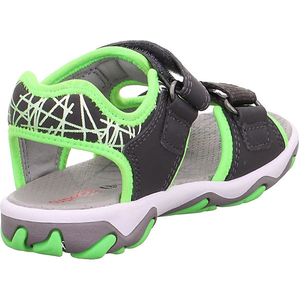 Schuhe Klassische Sandalen superfit Sandalen MIKE 3.0 WMS Weite M4 für Jungen grau/grün