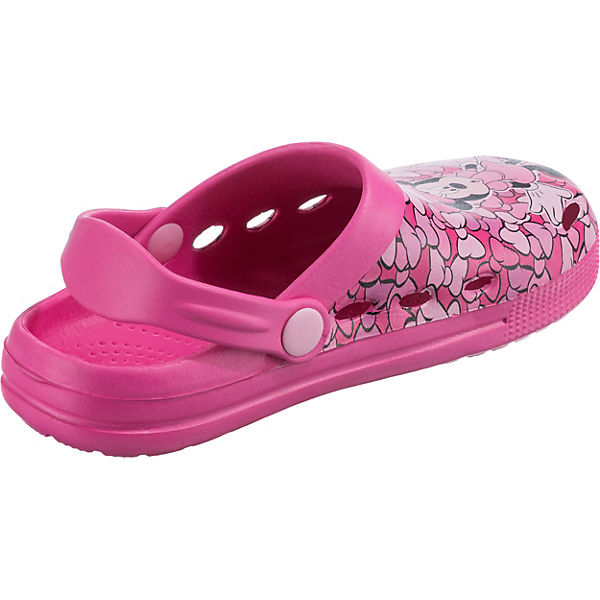 Schuhe Clogs Disney Minnie Mouse Disney Minnie Mouse Clogs GARDEN für Mädchen fuchsia-kombi