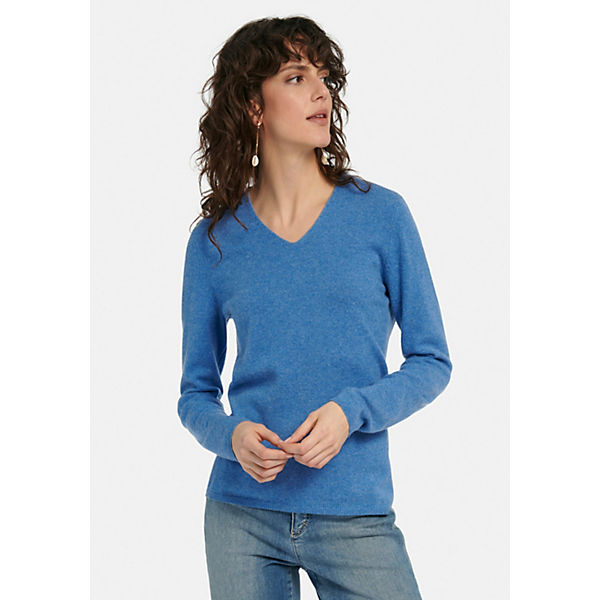 Bekleidung Pullover Include Pullover cashmere Pullover blau