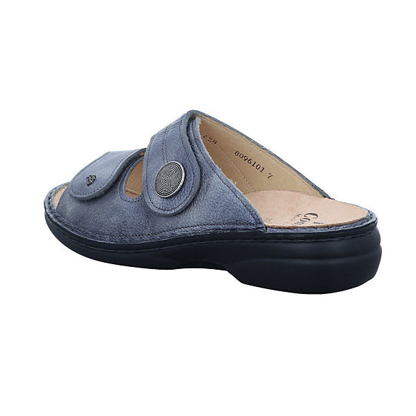 Schuhe Klassische Pantoletten Finn Comfort Pantolette Sansibar Pantoletten silber Schuhe Klassische Pantoletten Finn Comfort Pantolette Sansibar Pantoletten silber