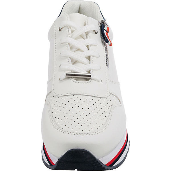 Schuhe Sneakers Low Inselhauptstadt Chunky Insel Sneakers mit Zip weiß Schuhe Sneakers Low Inselhauptstadt Chunky Insel Sneakers mit Zip weiß