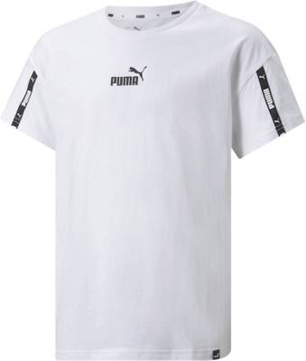 PUMA T-Shirt POWER TAPE für Mädchen weiß