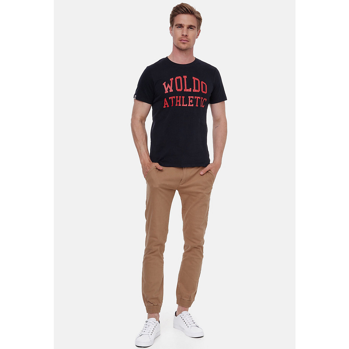 WOLDO ATHLETIC Woldo Athletic T-Shirt T-Shirt Big Logo T-Shirts AdultM schwarz WOLDO ATHLETIC Woldo Athletic T-Shirt T-Shirt Big Logo T-Shirts AdultM schwarz