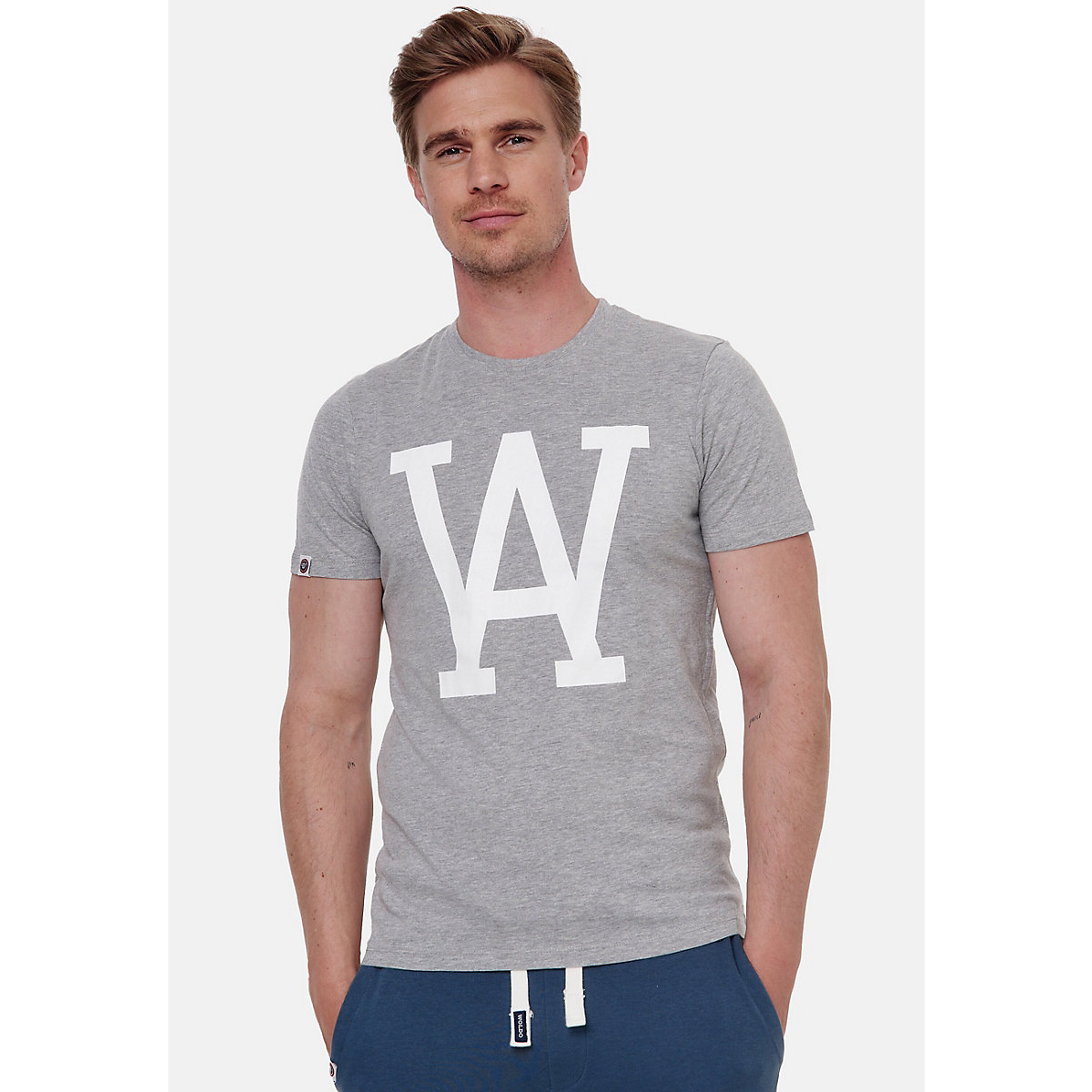 WOLDO ATHLETIC Woldo Athletic T-Shirt T-Shirt Big WA T-Shirts AdultM weiß PR10249