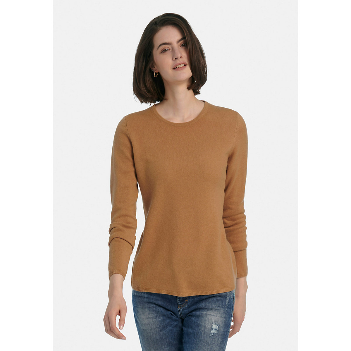 Include Pullover cashmere Pullover camel