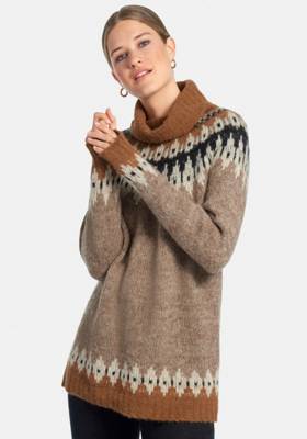 DAY.LIKE Pullover alpaca Pullover mehrfarbig