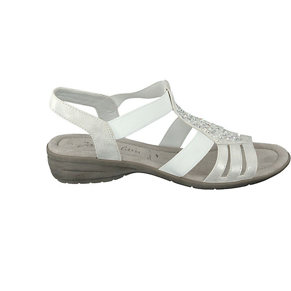 282-338 Damen Sommer Schuhe Pumps Slipper mit Glitzersteine Silver Klassische Pumps