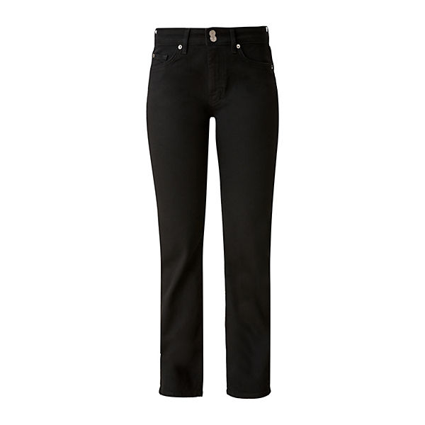 Bekleidung Straight Jeans s.Oliver Regular: Straight leg-Jeans Jeanshosen schwarz