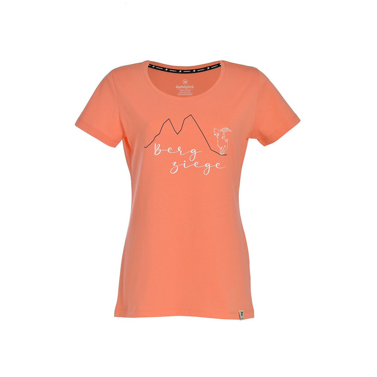 Gipfelglück. Freizeitshirt Frieda T-Shirts orange