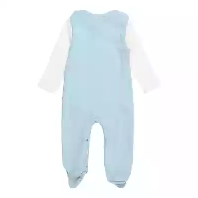 Baby Pilot Onesie Pale Pink Cannage Cotton Voile