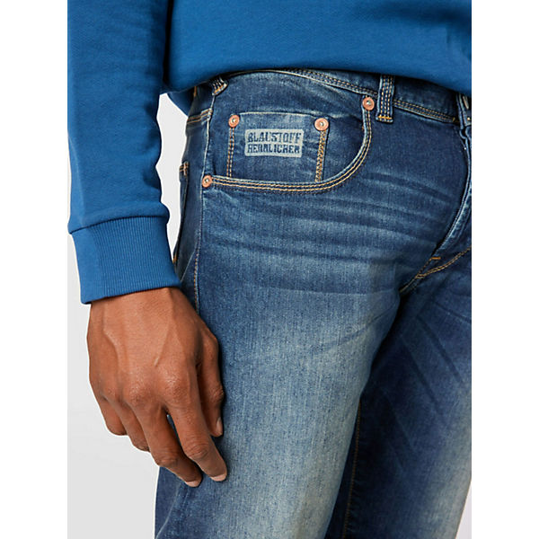 Bekleidung Straight Jeans Herrlicher jeans Jeanshosen blau