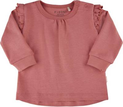 FIXONI Baby Langarmshirt für Mädchen rosa
