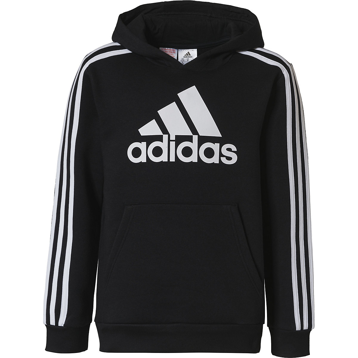 adidas Sweatshirt BL3S FL HD für Jungen schwarz/weiß