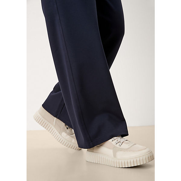 Bekleidung Stoffhosen s.Oliver Regular: Hose aus Viskosemix Stoffhosen blau