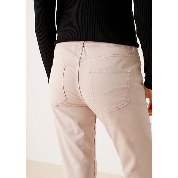 Bekleidung Straight Jeans QS by s.Oliver Slim: Slim leg-Twillhose Jeanshosen pink
