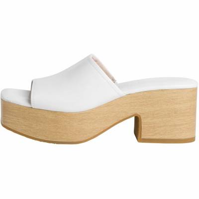 Tamaris Plateau-Pantoletten weiß PR6413