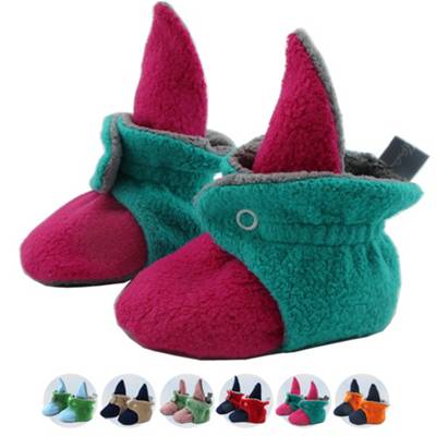 jollaa Baby Bootie Krabbelschuh Kitaschuhe Baumwolle Made in EU NewbornU pink/blau
