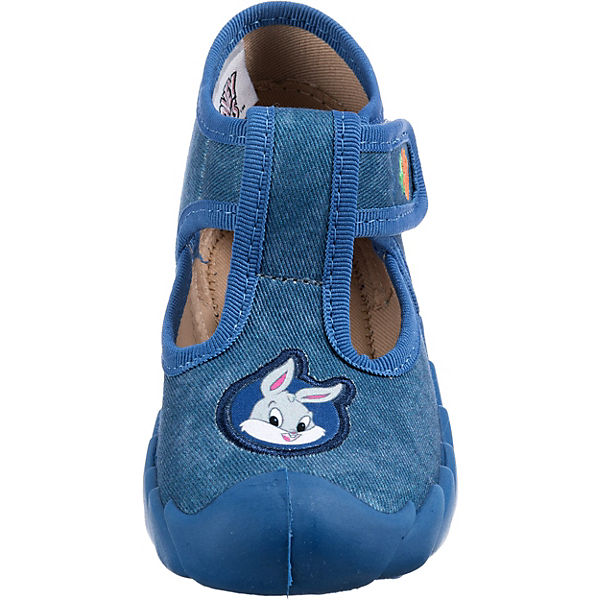 Schuhe Geschlossene Hausschuhe elefanten Kinder Hausschuhe SEVERIN blau