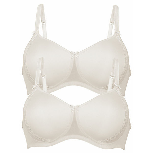 Bekleidung BHs & Bustiers anita 2er Pack Schalen BH Lace Rose Soft-BHs champagner Bekleidung BHs & Bustiers anita 2er Pack Schalen BH Lace Rose Soft-BHs champagner