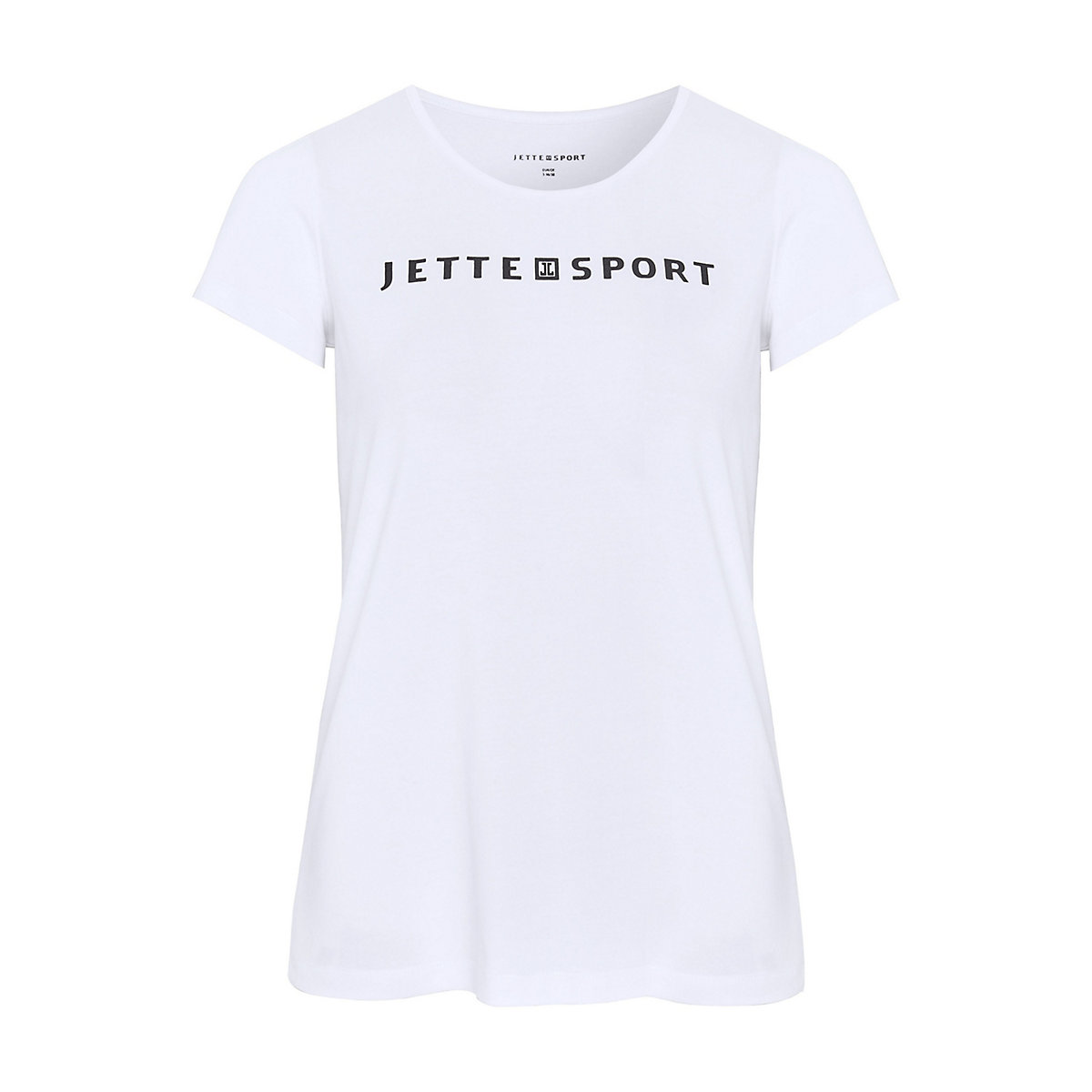 JETTE SPORT T-Shirt mit Label-Print T-Shirts weiß